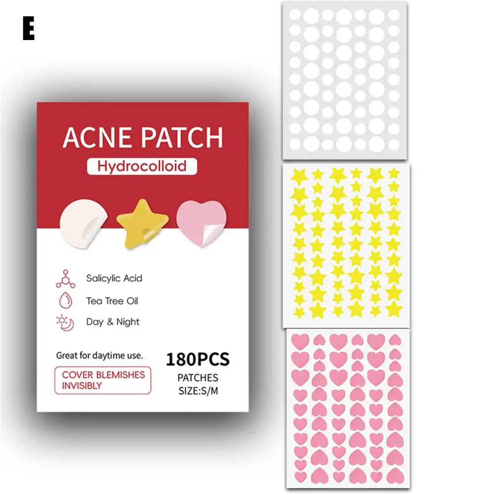 360 Colorful & Invisible Pimple Removal Anti-Acne Hydrocolloid Patches